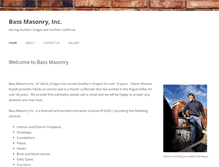 Tablet Screenshot of bassmasonry.com